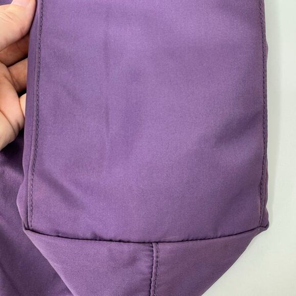 Prada Tessuto Nylon Jacquard Logo Tote in Viola Purple 16"x10" Shoulder Tote Bag - Picture 14 of 16